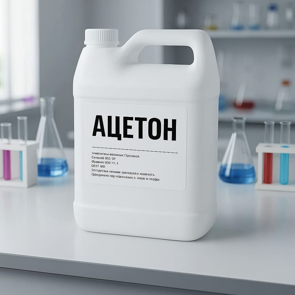 Ацетон канистра в лаборатории