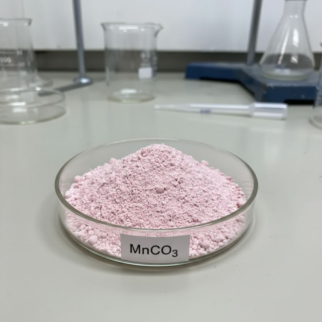 Марганец углекислый в чашке петри