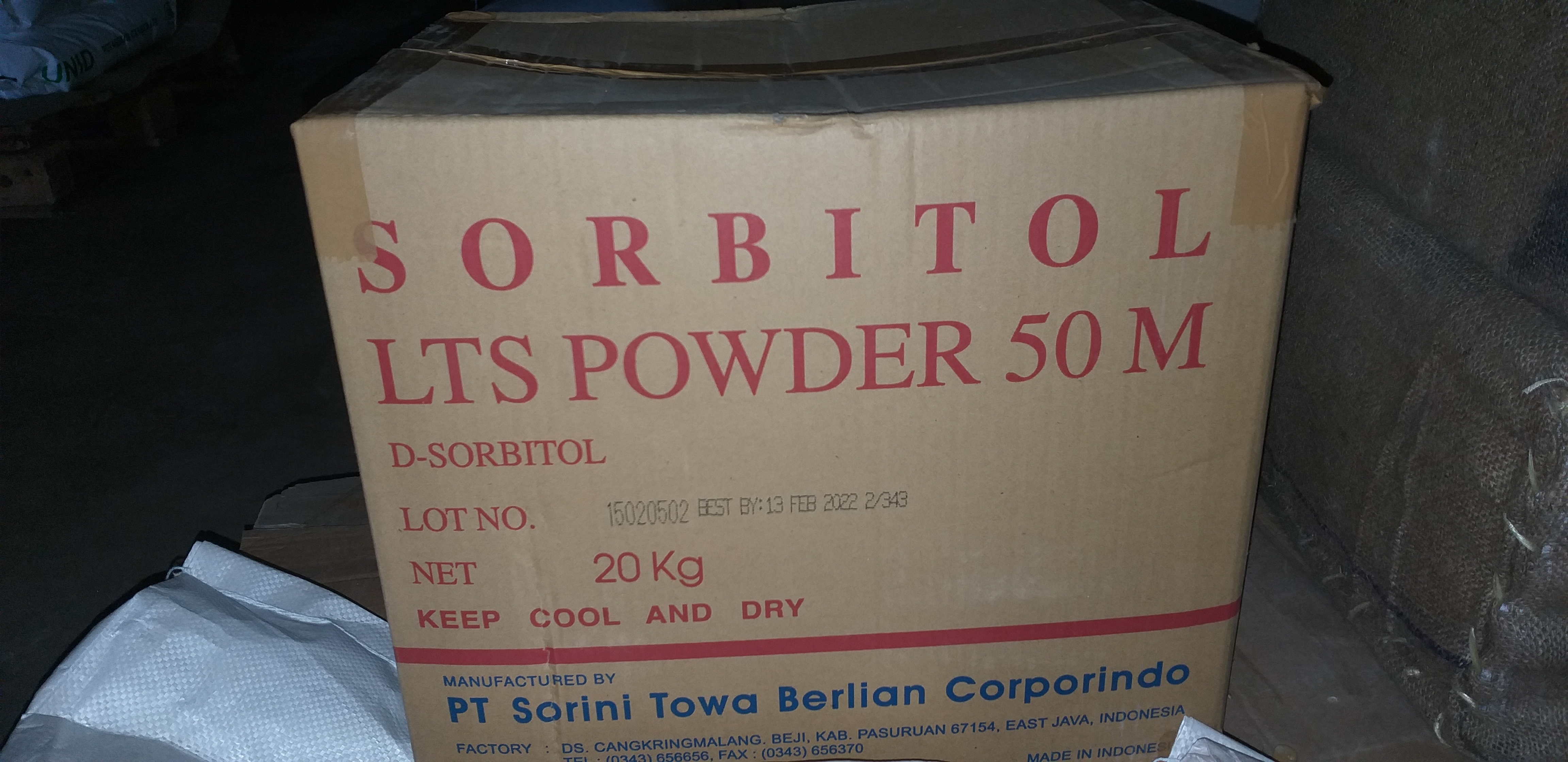 Сорбит порошок 50 М Е420 (I), (сорбитол) Е420, Индонезия